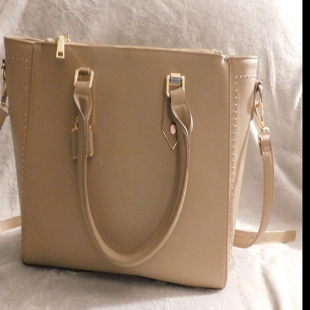 THE REESE MINIMAL HARDWARE TOTE-BGT-3122 BLUSH NEW - Picture 4 of 16